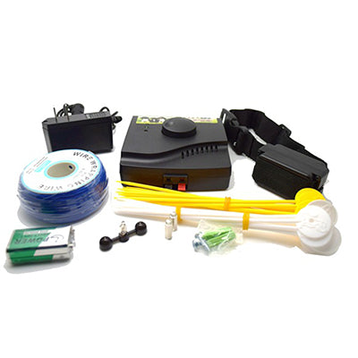 Waterproof Rechargeable Electronic Dog Fence Dog Training Collars Shock Collar Pet Containment System with Electric Transmitter