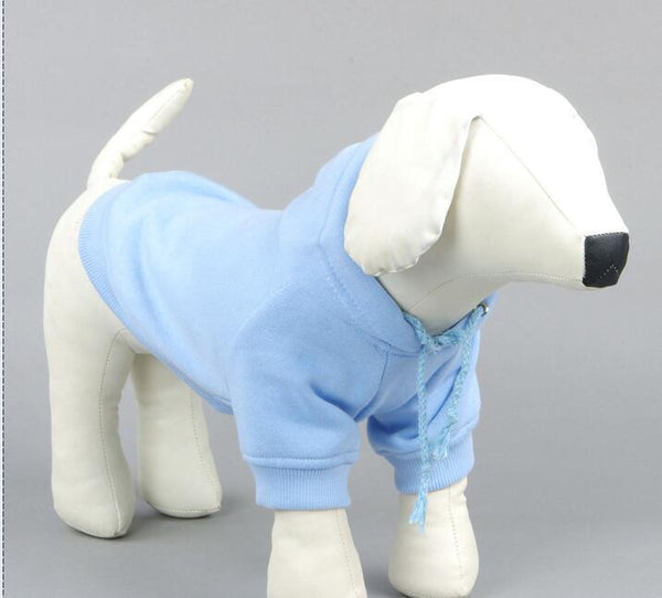 New style popular pet dog Sweater small dog hoodies Various colors of the dog clothing cotton Dog Sweatshirt Hoodie Jacket