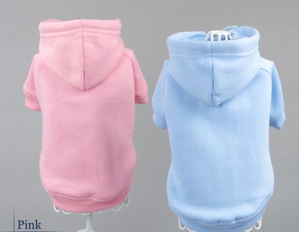 New style popular pet dog Sweater small dog hoodies Various colors of the dog clothing cotton Dog Sweatshirt Hoodie Jacket
