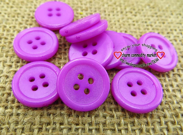 10MM 13MM 15MM 18MM 20MM 23MM 25MM 30MM colors Dyed Plastic buttons coat boots sewing clothes accessory