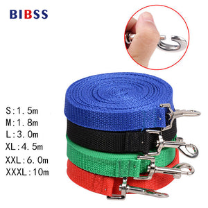Dog Pet Lead Leash for Dogs Cats Red Green Blue Nylon Walk Dog Leash Selectable Size Outdoor Security Training Dog Harness