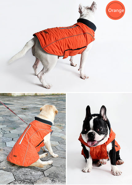 New Winter Coat Retro Design Cozy Winter Dog Pet Jacket Vest Warm Pet Outfit Clothes dor Dogs 6 Colors