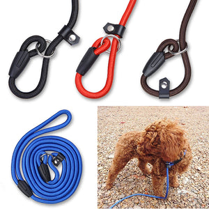 High Quality Pet Dog Leash Rope Nylon Adjustable Training Lead Pet Dog Leash Dog Strap Rope Traction Dog Harness Collar Lead